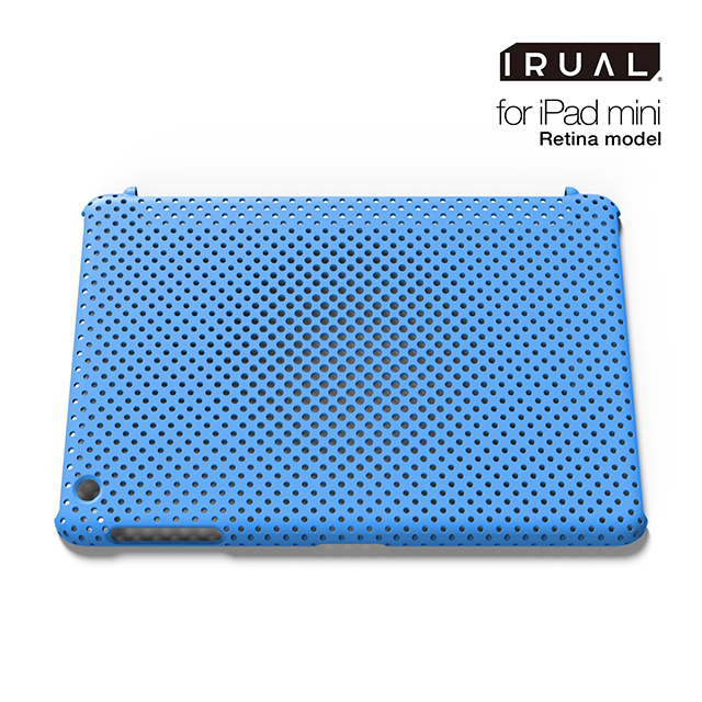 【iPad mini3/2 ケース】MESH SHELL CASE MAT BLUEサブ画像