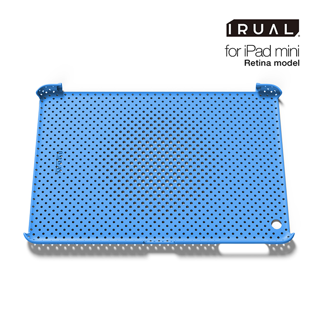 【iPad mini3/2 ケース】MESH SHELL CASE MAT BLUEサブ画像