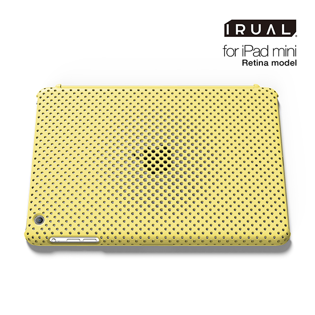 【iPad mini3/2 ケース】MESH SHELL CASE MAT YELLOWサブ画像