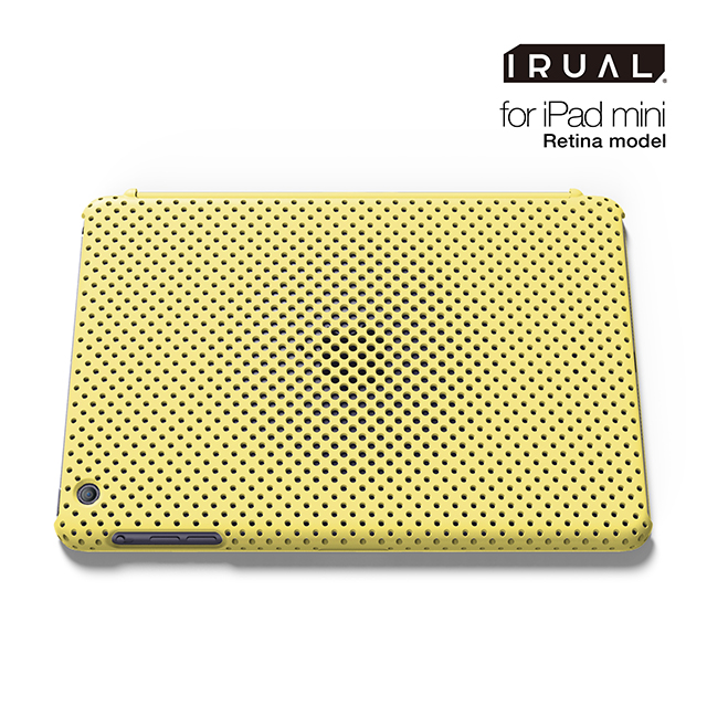 【iPad mini3/2 ケース】MESH SHELL CASE MAT YELLOWサブ画像