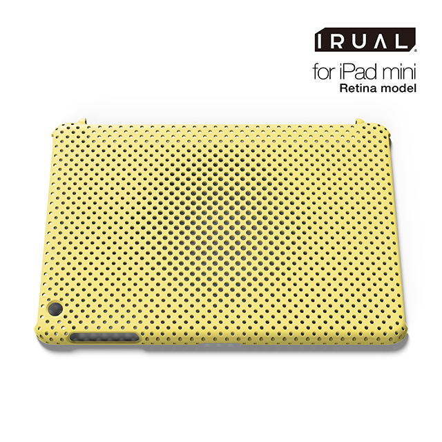 【iPad mini3/2 ケース】MESH SHELL CASE MAT YELLOWサブ画像