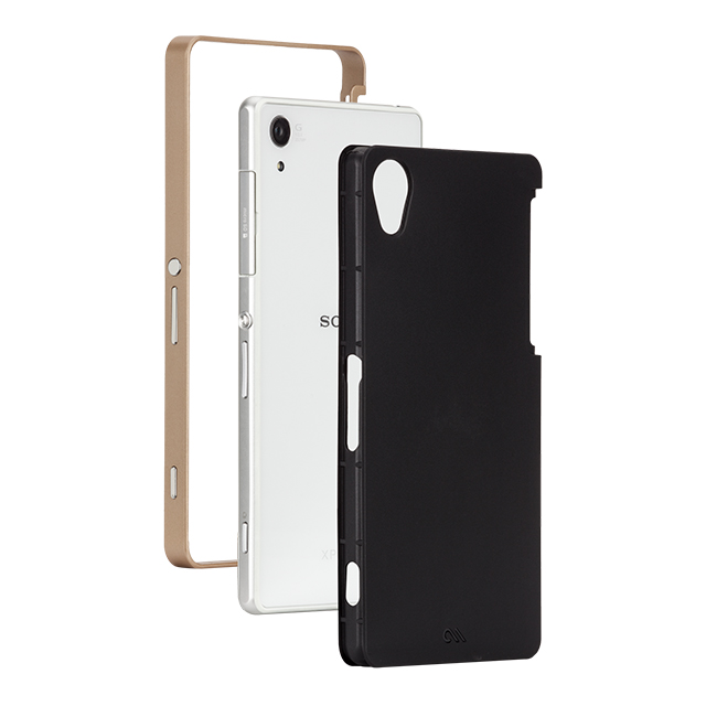 【XPERIA Z2 ケース】Slim Tough Case Black/Goldgoods_nameサブ画像