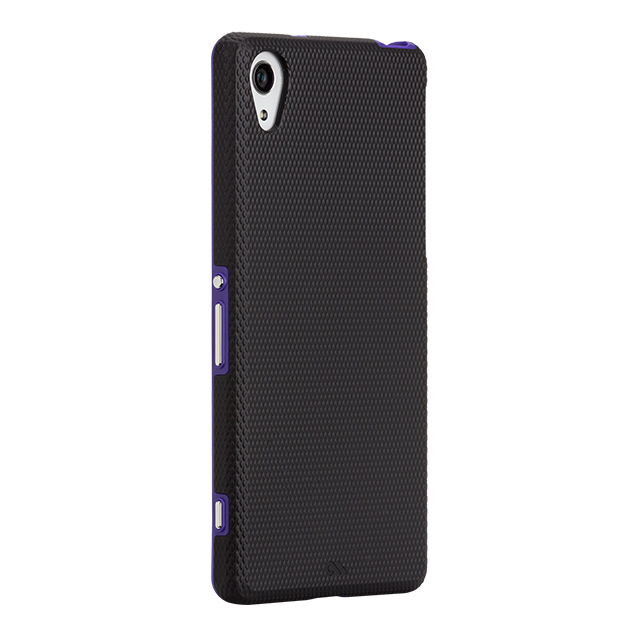 【XPERIA Z2 ケース】Hybrid Tough Case Black/Purpleサブ画像