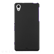 【XPERIA Z2 ケース】Hybrid Tough Case Black/Purple