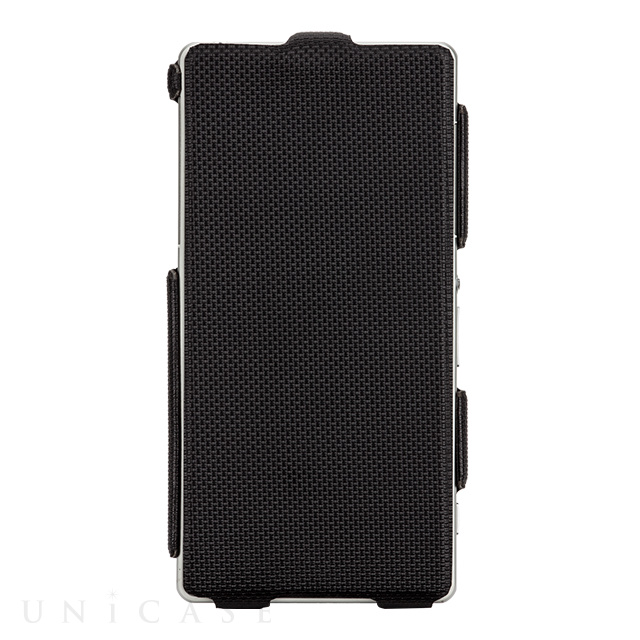 【XPERIA Z2 ケース】Slim Flip Case Black