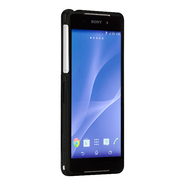 【XPERIA Z2 ケース】Hybrid Tough Naked Case Clear/Blackサブ画像