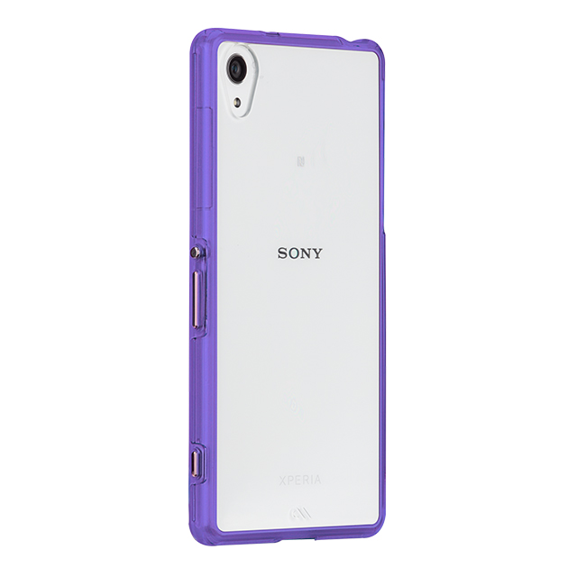 【XPERIA Z2 ケース】Hybrid Tough Naked Case Clear/Purplegoods_nameサブ画像