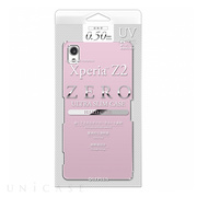 【XPERIA Z2 ケース】超極薄ハードケース ピンク