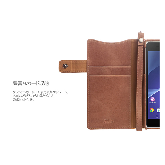 【XPERIA Z2 ケース】Prestige Vintage Diarygoods_nameサブ画像