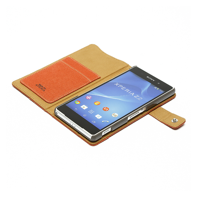 【XPERIA Z2 ケース】Cambridge Diary オレンジgoods_nameサブ画像