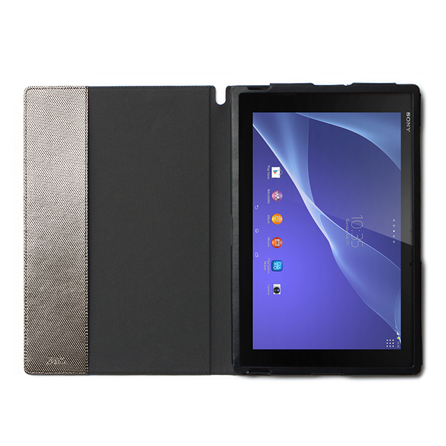 【XPERIA Z2 Tablet ケース】Masstige Metallic Diary シルバーサブ画像