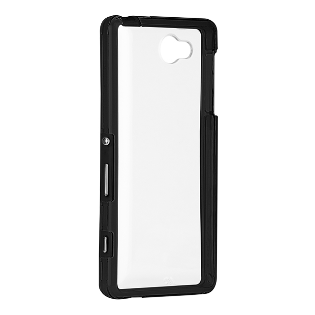 【XPERIA ZL2 ケース】Hybrid Tough Naked Case Clear/Blackサブ画像