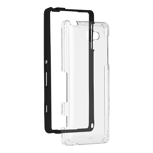 【XPERIA ZL2 ケース】Hybrid Tough Naked Case Clear/Blackgoods_nameサブ画像