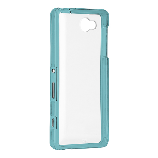 【XPERIA ZL2 ケース】Hybrid Tough Naked Case Clear/Turquoisegoods_nameサブ画像