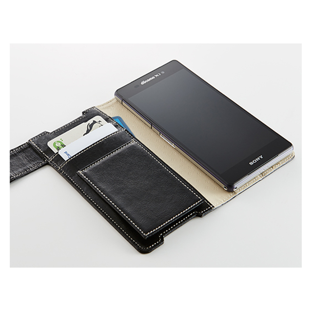 【XPERIA Z2 ケース】フリップノートスタイルケース(ブラウン)goods_nameサブ画像