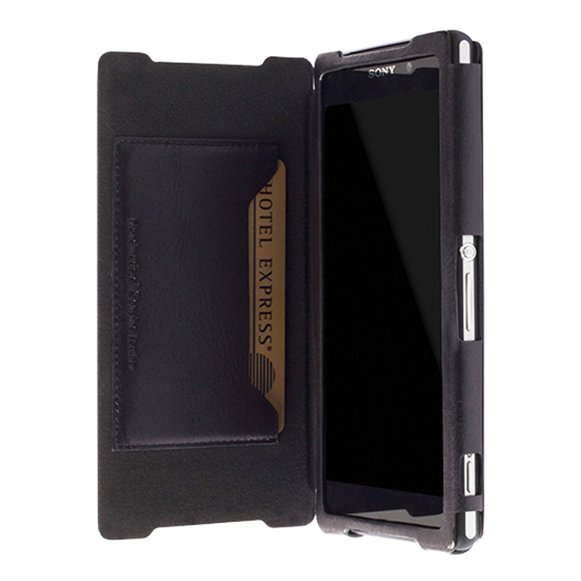 【XPERIA Z2 ケース】FlipCase Kiruna Blackサブ画像