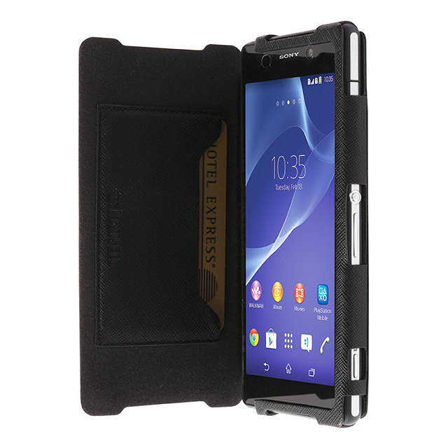 【XPERIA Z2 ケース】FlipCase Malmo Blackgoods_nameサブ画像