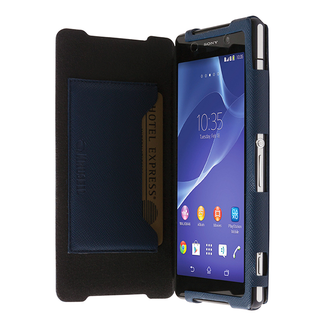 【XPERIA Z2 ケース】FlipCase Malmo Bluegoods_nameサブ画像