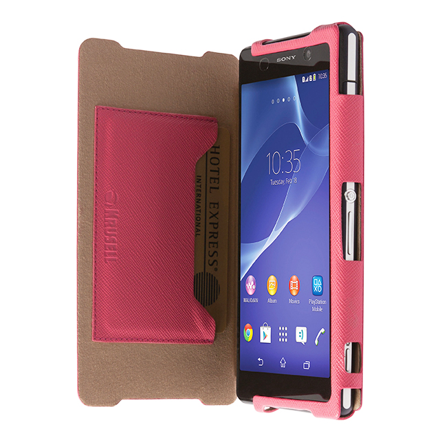 【XPERIA Z2 ケース】FlipCase Malmo Pinkgoods_nameサブ画像