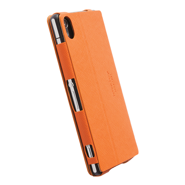 【XPERIA Z2 ケース】FlipCase Malmo Orangeサブ画像