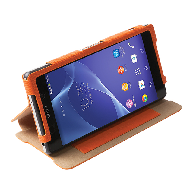 【XPERIA Z2 ケース】FlipCase Malmo Orangegoods_nameサブ画像