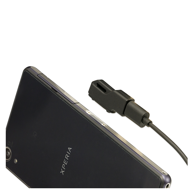 TRAVEL BIZ Xperia micro USB Magnet Adapter Blackgoods_nameサブ画像