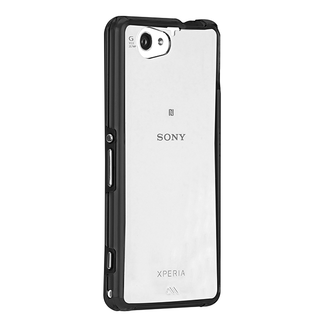 【XPERIA A2/Z1 f ケース】Hybrid Tough Naked Case Clear/Blackサブ画像