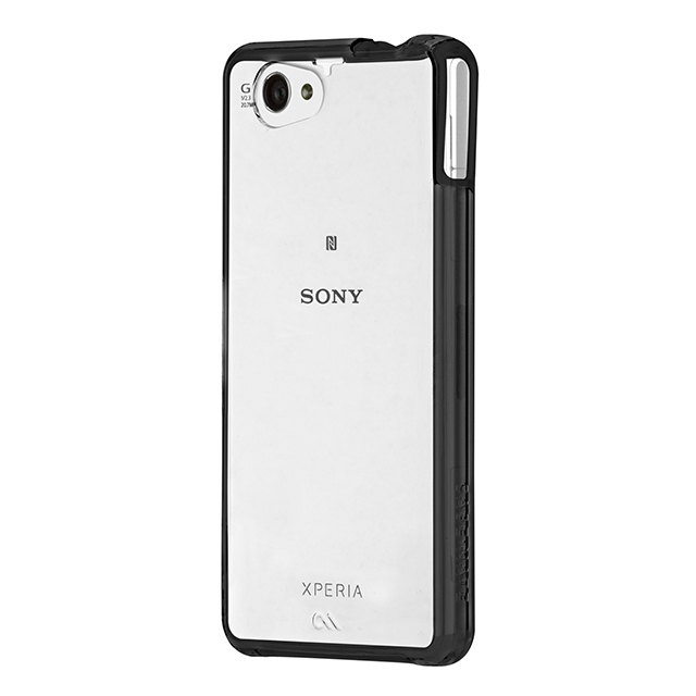 【XPERIA A2/Z1 f ケース】Hybrid Tough Naked Case Clear/Blackサブ画像