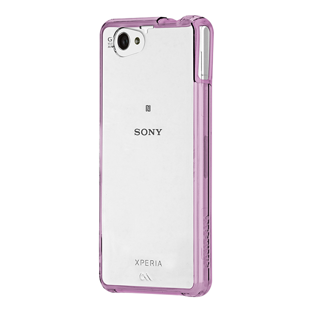 【XPERIA A2/Z1 f ケース】Hybrid Tough Naked Case Clear/Lavendergoods_nameサブ画像