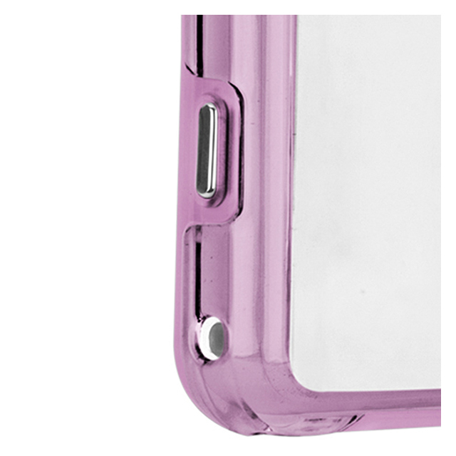 【XPERIA A2/Z1 f ケース】Hybrid Tough Naked Case Clear/Lavenderサブ画像