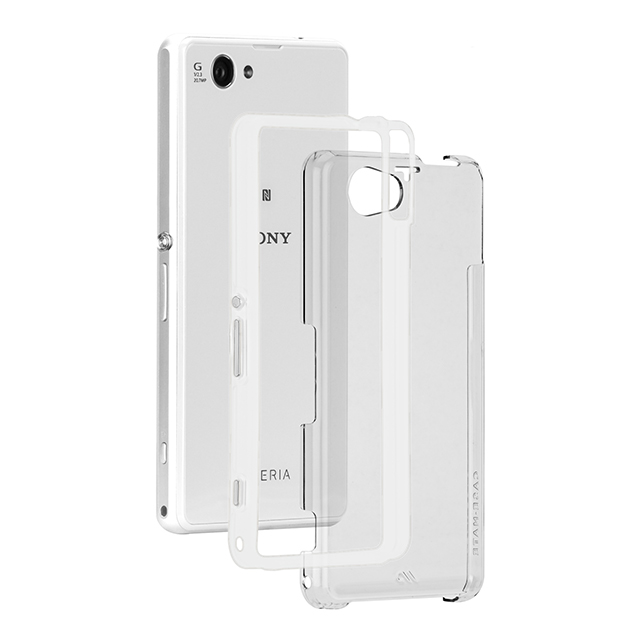 【XPERIA A2/Z1 f ケース】Hybrid Tough Naked Case Clear/Cleargoods_nameサブ画像