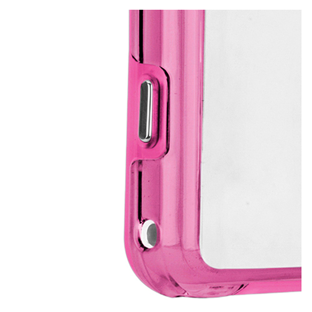 【XPERIA A2/Z1 f ケース】Hybrid Tough Naked Case Clear/Pinkサブ画像