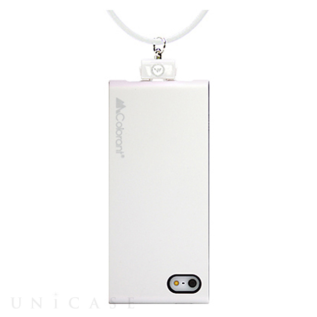 【iPhoneSE(第1世代)/5s/5 ケース】Link Outdoor NeckStrap Case (White)