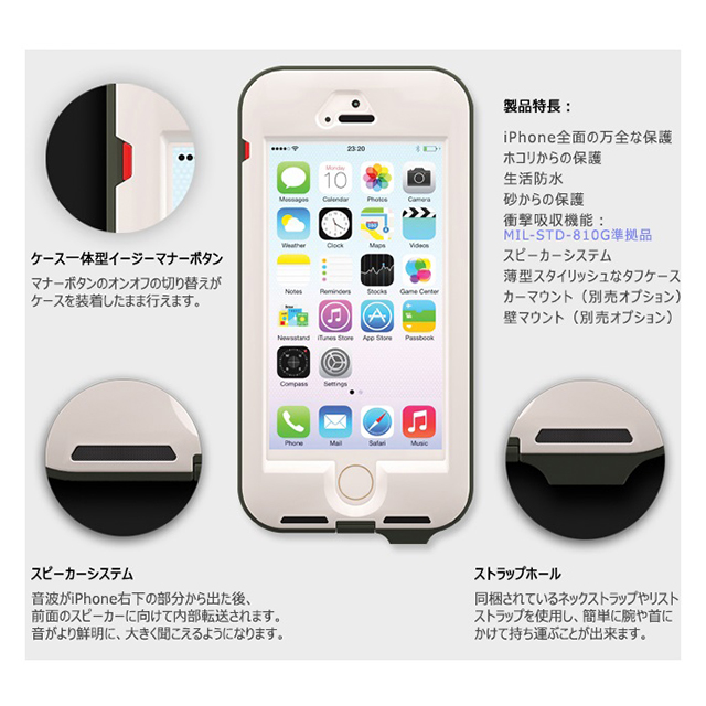 【iPhoneSE(第1世代)/5s/5 ケース】Link PRO (Black)サブ画像