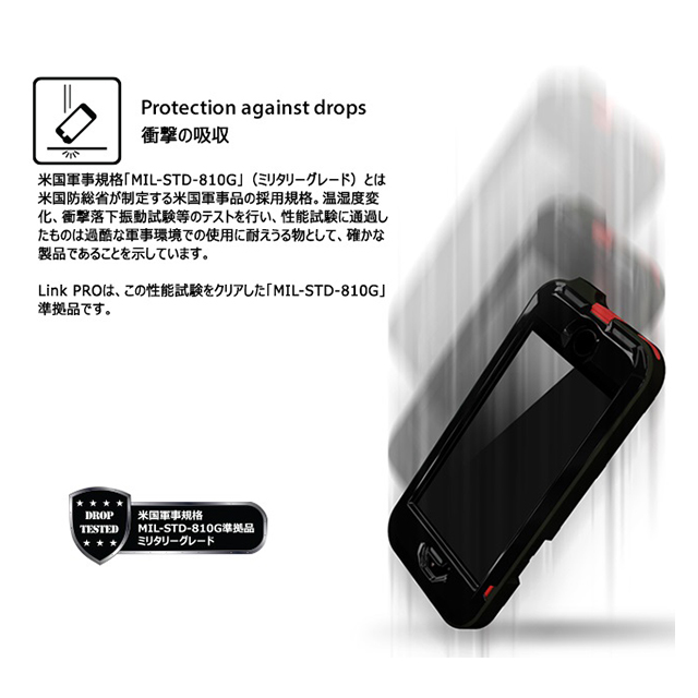 【iPhoneSE(第1世代)/5s/5 ケース】Link PRO (Black)goods_nameサブ画像