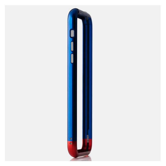 【iPhoneSE(第1世代)/5s/5 ケース】Duralumin Bumper (Blue×Red)goods_nameサブ画像