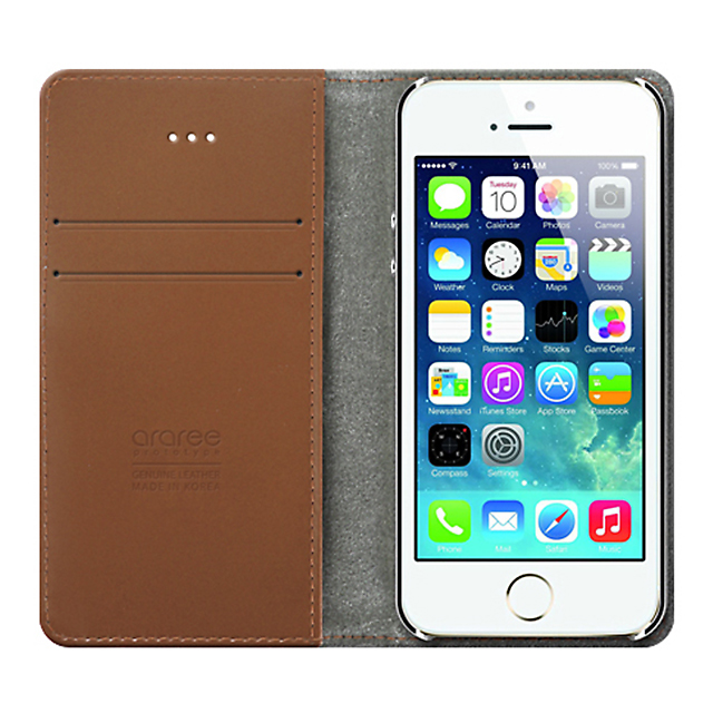 【iPhoneSE(第1世代)/5s/5 ケース】Hybrid Neat Diary (ヘリンボーン)goods_nameサブ画像