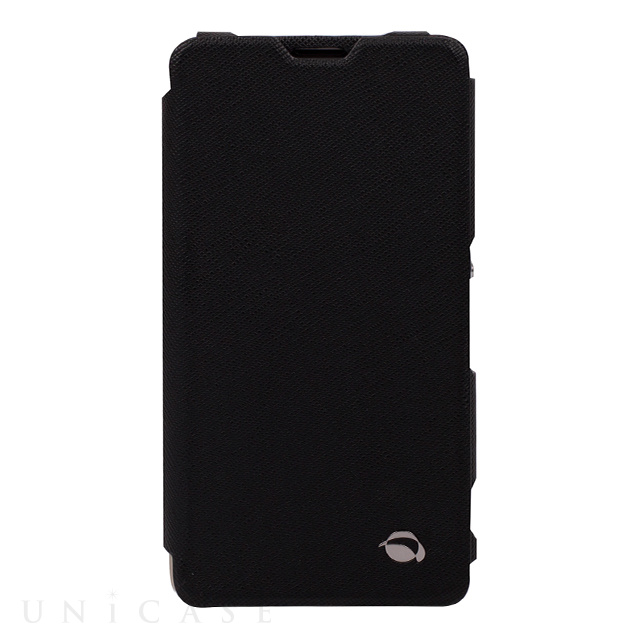 【XPERIA A2 ケース】FlipCase Malmo Black