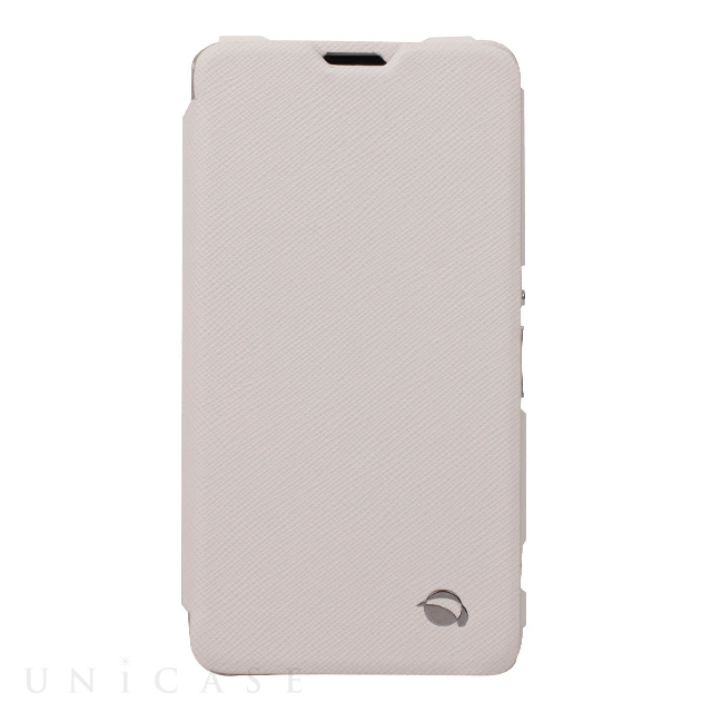 【XPERIA A2 ケース】FlipCase Malmo White