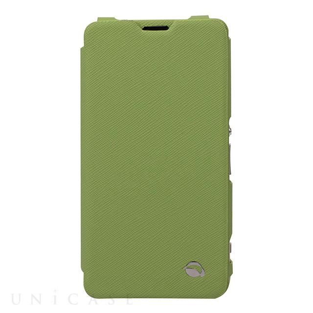 【XPERIA A2 ケース】FlipCase Malmo Green