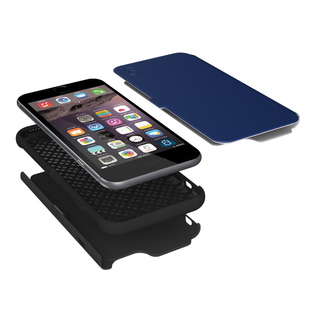 【iPhone6 ケース】Colorant Case C3 Folio - Blackサブ画像