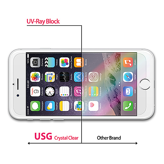 【iPhone6s/6 フィルム】USG Clear - Ultimate Screen Guardサブ画像