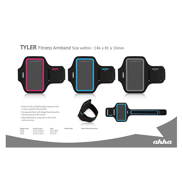 5inch Fitness Armband TYLER (Cosmic Black)サブ画像