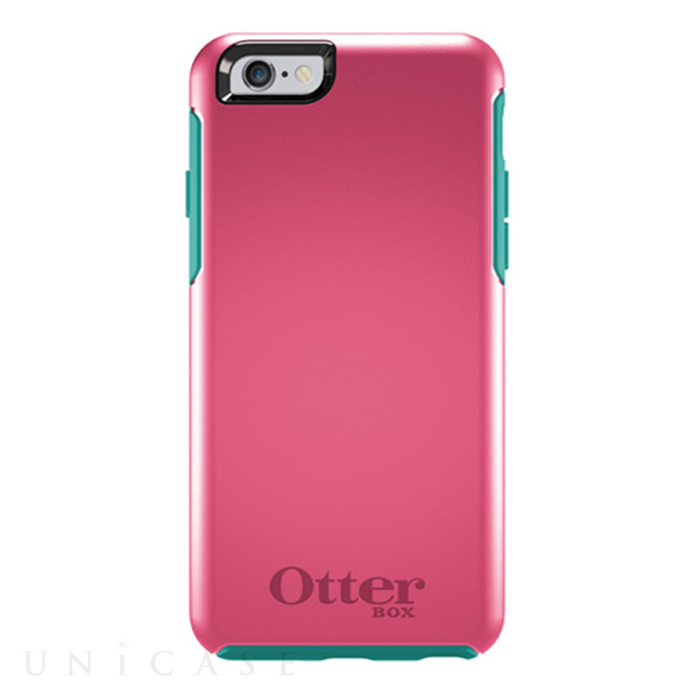 【iPhone6s/6 ケース】Symmetry ベーシックシリーズ (Teal Rose)