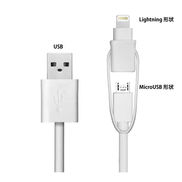 USB-Micro-Lightningケーブルサブ画像