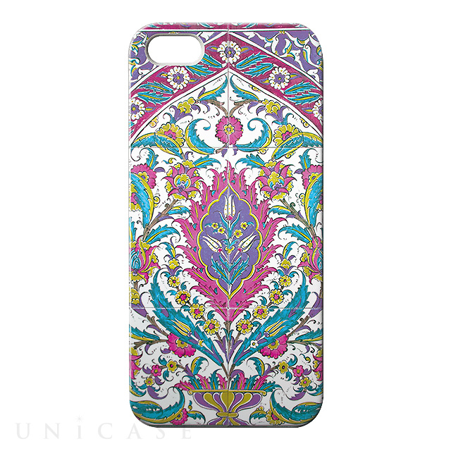 【iPhoneSE(第1世代)/5s/5 ケース】CollaBornデザインケース (Floral patterns10C)