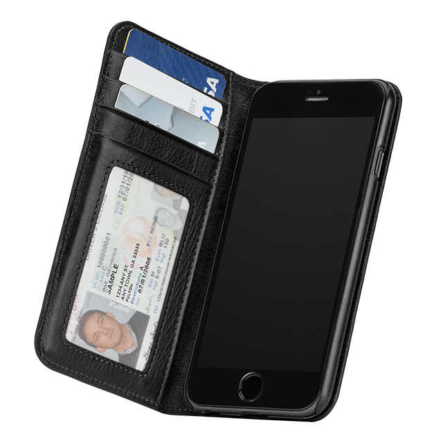 【iPhone6s/6 ケース】Wallet Folio Case Blackサブ画像