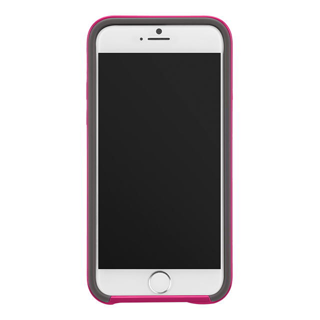 【iPhone6s/6 ケース】Slim Tough Case Titanium/Pinkサブ画像