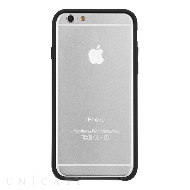 【iPhone6s/6 ケース】Tough Frame (Clear/Black)