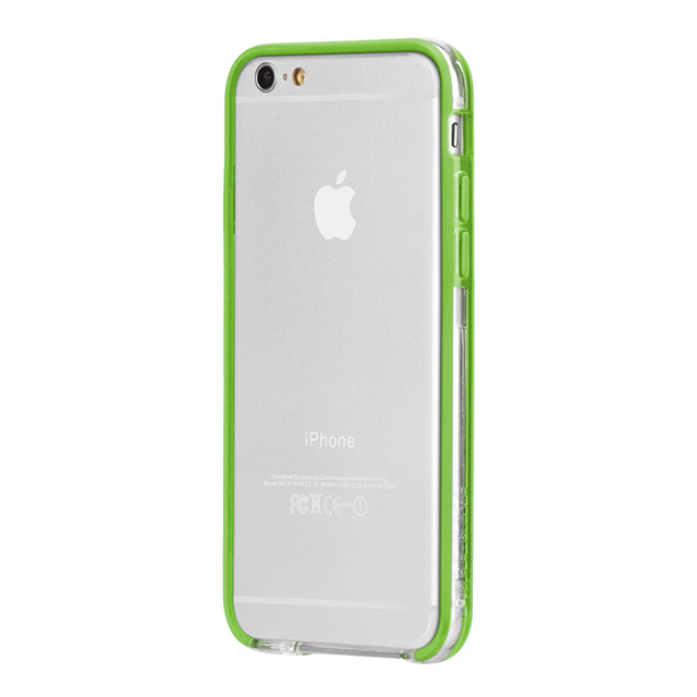 【iPhone6s/6 ケース】Tough Frame (Clear/Lime)サブ画像